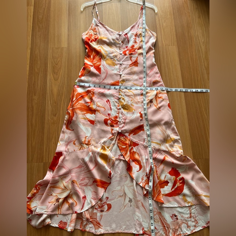 Abel The Label Flower Bomb Lola High Low Dress M - Picture 4 of 9